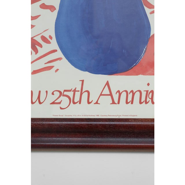 David Hockney David Hockney, Vintage Framed Poster For Sale - Image 4 of 4