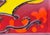 Mid-Century Modern West German Pottery WGP Wall Plate with Red and Yellow Bird Decor, 1970s, 1960s For Sale - Image 10 of 15