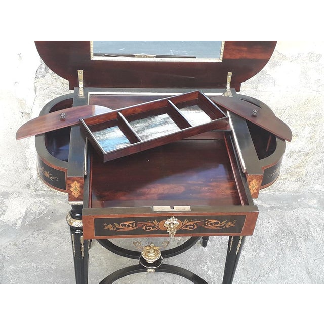 Antique Inlaid Coffee Table, 1860s For Sale - Image 14 of 16