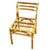 Wood Restored Mid-Century Geometric Rattan Dining Side Chairs W/ 3 Strand Back For Sale - Image 7 of 9