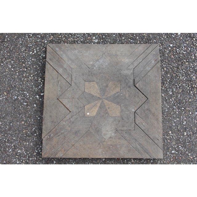 19th Century Star-Patterned Wood Parquet Tiles, Set of 70 For Sale - Image 9 of 10