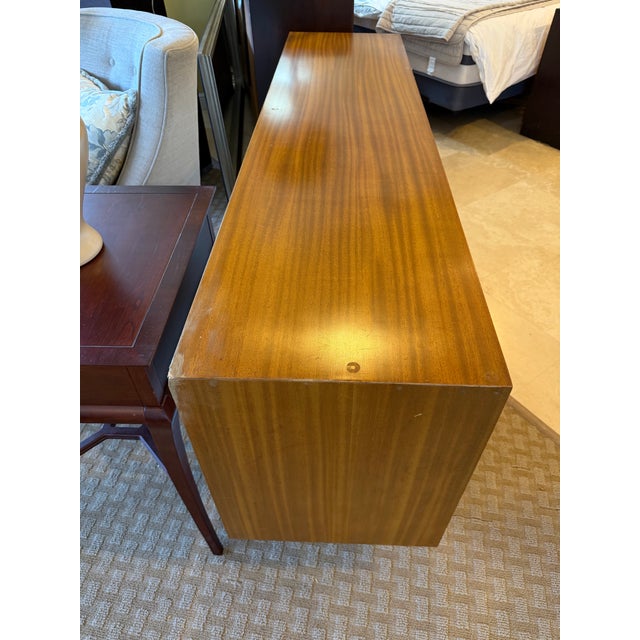 Mid 20th Century Rare 1950s Mid-Century Modern 9-Drawer Mahogany Triple Dresser by Harvey Probber For Sale - Image 5 of 7