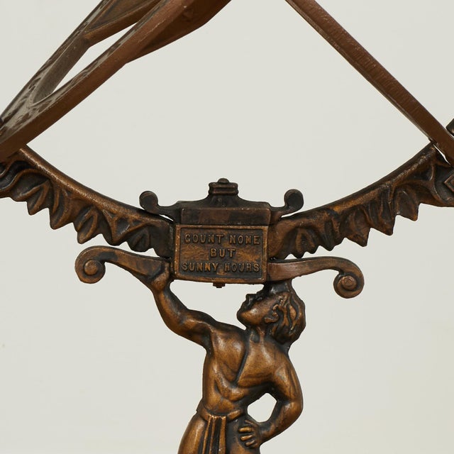 Wood Vintage Armillary Sphere on a Marble Veneer Base For Sale - Image 7 of 12