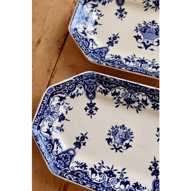 19th Century Iron Ore Raviers with Rouen Pattern from Longchamp, Set of 2 For Sale - Image 3 of 9