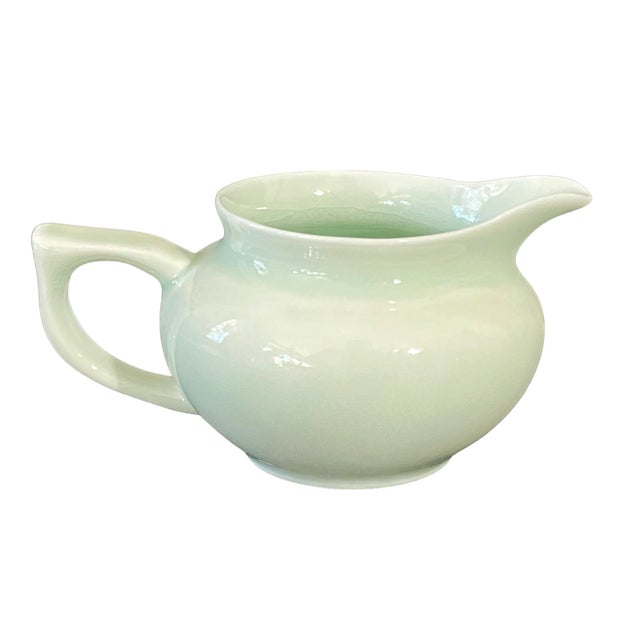 Celadon Chinoiserie Celadon Milk /Creamer Jug For Sale - Image 8 of 8