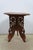 Vintage Anglo Indian Carved Folding Pedestal Table Plant Stand 16" For Sale - Image 4 of 14
