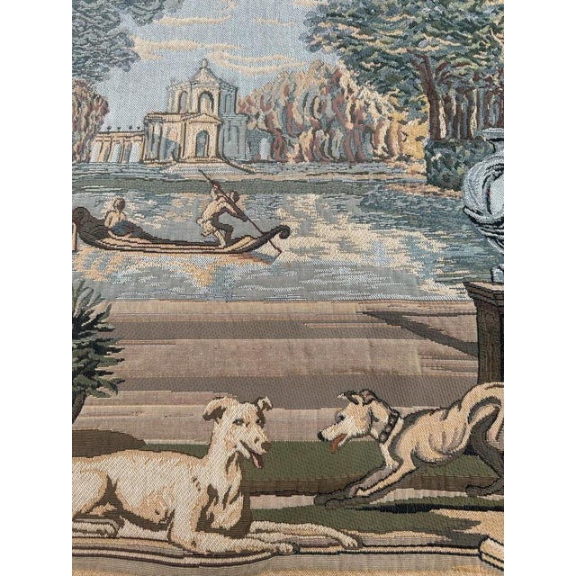 Aubusson Style Jacquard Tapestry, 1980s For Sale - Image 3 of 18