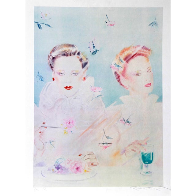 Pater Sato Lithograph - Tea for Two For Sale
