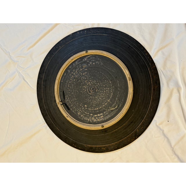Mid 20th Century Monumental Patrick Horsely Pottery Bowl/Wall Hanging For Sale - Image 9 of 12