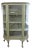 Antique Paine Furniture Co. Of Boston 1920’s Green Display Cabinet For Sale