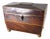 19th Century English Regency Sarcophagus Form Tea Caddy Box in Mahogany Veneer For Sale