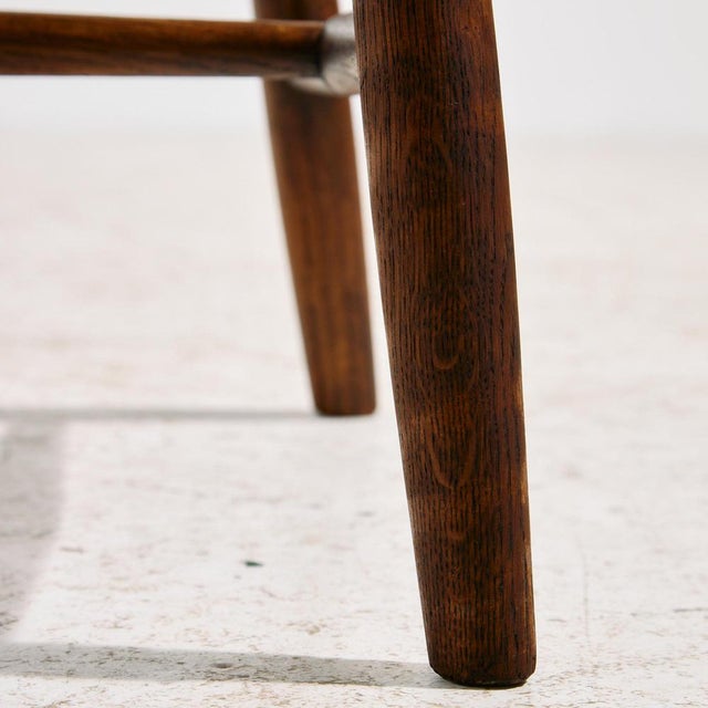 Wood Oak J67 Chair by Ejvind A. Johansson for FDB Møbler, 1960s For Sale - Image 7 of 16