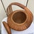 Mid-20th Century Chinese Lidded Bamboo Wedding Basket For Sale - Image 6 of 12