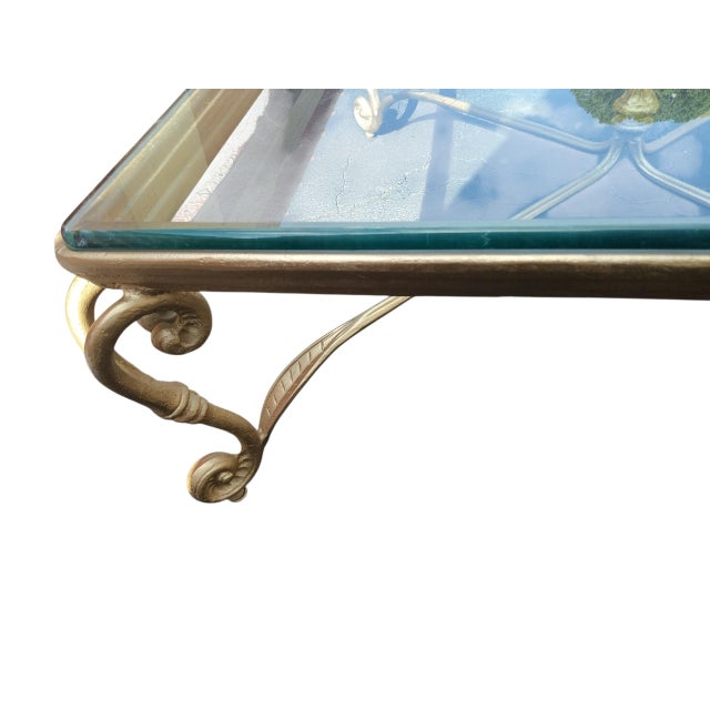 Elevate Your Living Space With the Maison Jansen Ultimate French Mid-Century Luxury Coffee Table 1970s For Sale - Image 9 of 10