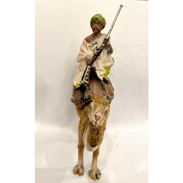 Orientalist Nuremberg Late 19th Century, Arab Lead Sculpture For Sale In West Palm - Image 6 of 11
