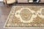 1970s Turkish Oushak Handmade Wool Cotton Yellow Area Rug For Sale - Image 10 of 11