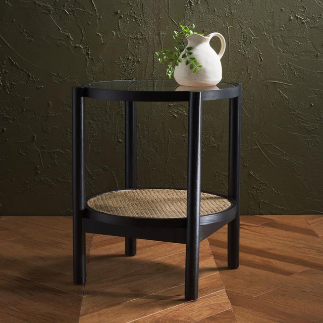 Enliven your home with the refreshing and airy design of our Karyna accent table. Our two-tiered accent table features a...