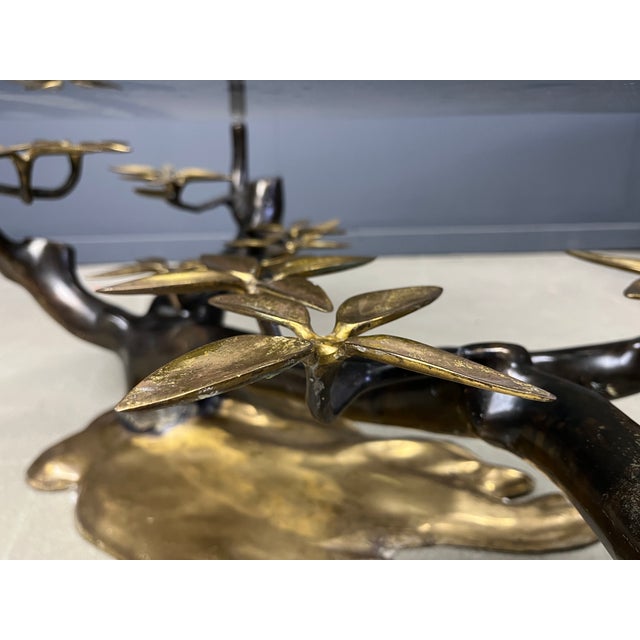 Bronze Bonsai Coffee Table by Willy Daro, 1970s For Sale - Image 11 of 15