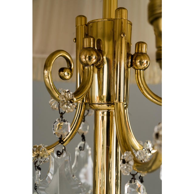 Floor Lamp attributed to J. & L. Lobmeyr for Lobmeyr, Vienna, 1950s For Sale - Image 13 of 18