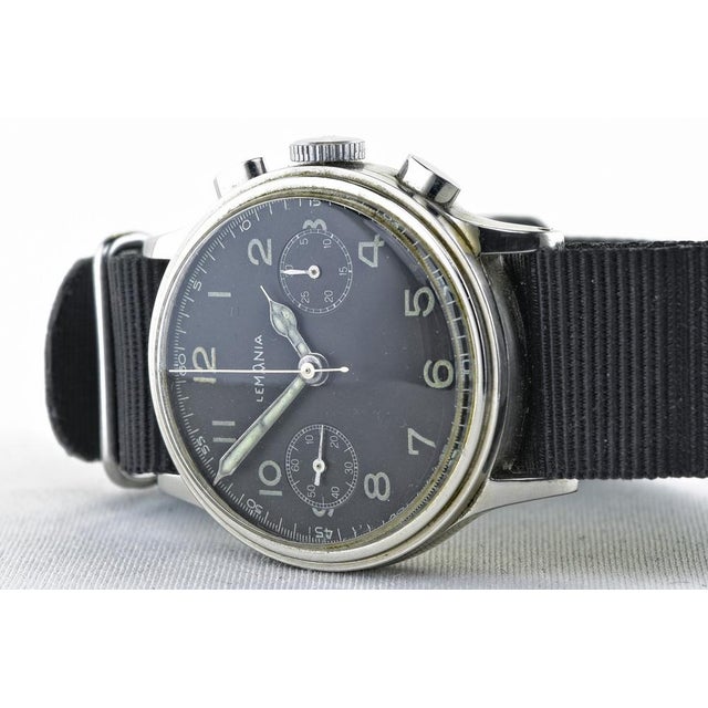 Swiss Stainless Steel Chronograph from Lemania, 1940 For Sale - Image 13 of 18