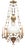 Antique Electrified Chandelier for Candles For Sale