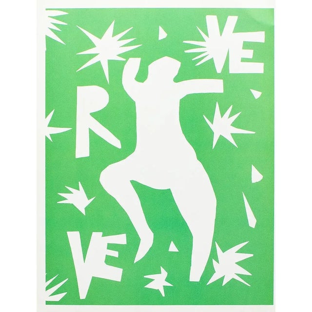 Henri Matisse 1987 After Henri Matisse, "Verve No. 13" Cover, Second Edition Full-Color Print For Sale - Image 4 of 6