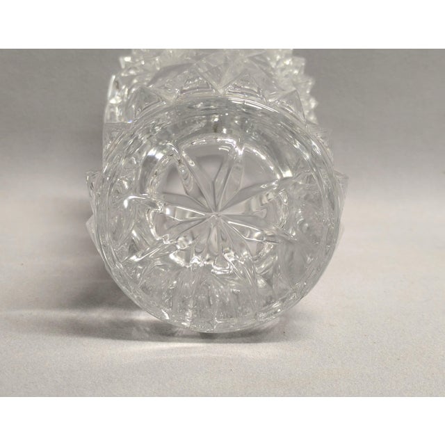 Transparent Cristal d'Arques Durand Vincennes Vase For Sale - Image 8 of 11