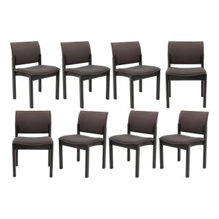 Kusch & Co Set of 8 Upholstered Dining Side Chairs For Sale