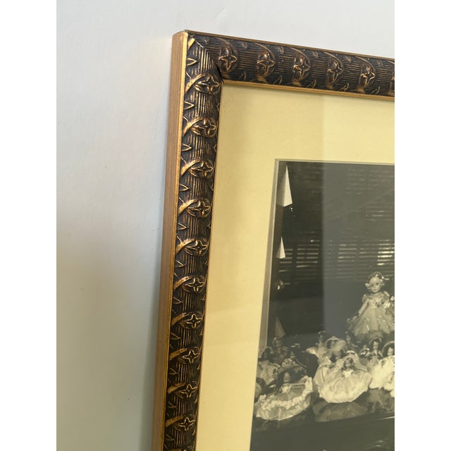 1950s Vintage Framed Photograph Young Girl With Doll Collection For Sale - Image 5 of 7