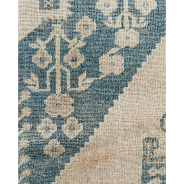 Vintage Beige Turkish Oushak Area Rug 5'8 X 9'6 For Sale - Image 9 of 12