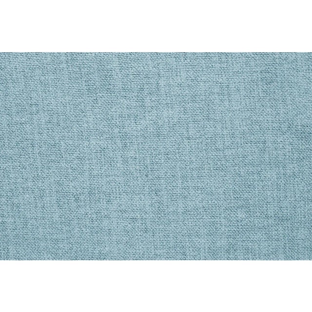 Contemporary Alcott Chair, Sky Linen For Sale - Image 3 of 12