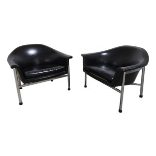 Pair of Arne Halvorsen Lounge Chairs for Sørli Møbler, Norway, 1960s For Sale