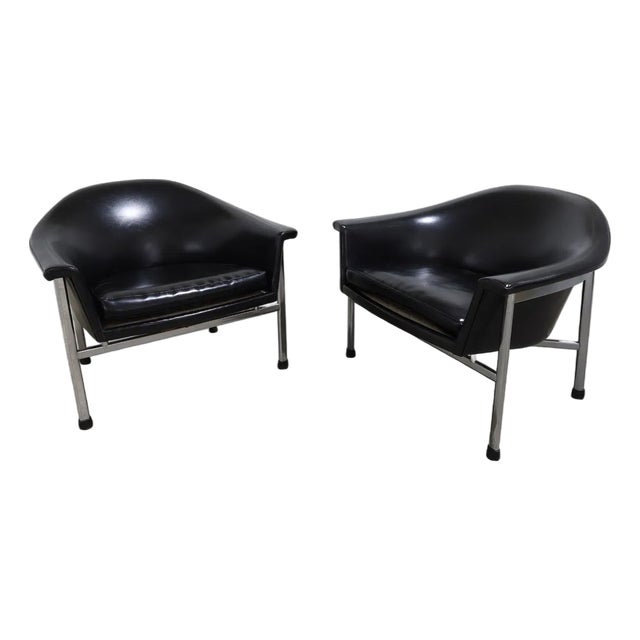 Pair of Arne Halvorsen Lounge Chairs for Sørli Møbler, Norway, 1960s For Sale
