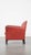 Armchair in Red Painted Sheep Leather For Sale - Image 5 of 12