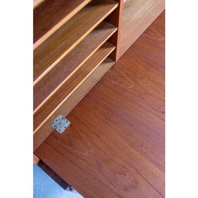 Wood Danish Secretary in Teak by Poul Hundevad for Hundevad & Co., 1960s For Sale - Image 7 of 18