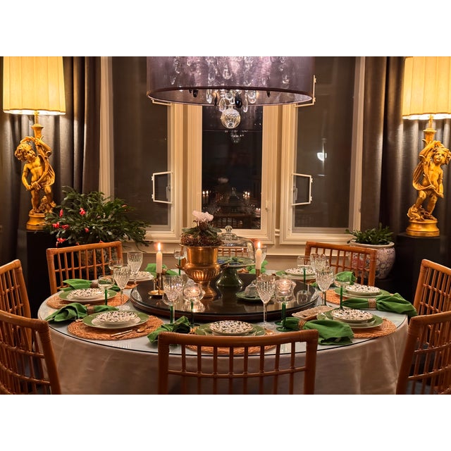 Vera Neumann Papillon Dreams Stripe Up the Bands Plates - 13 Pieces For Sale - Image 14 of 16