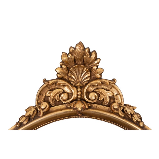Wood Louis XVI Wall Mirror, Belgium, 1970s For Sale - Image 7 of 8