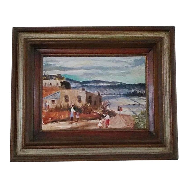 1970s Original Oil Landscape Painting by Howard Bobbs, Signed, 18” X 22” For Sale