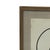 1970s Framed Modernist Abstract Line Drawing Face Portrait With Linen Mat For Sale - Image 4 of 10