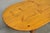 Vintage French Country Oval Pine Wood 78" Baluster Leg Farmhouse Dining Table For Sale In Philadelphia - Image 6 of 18