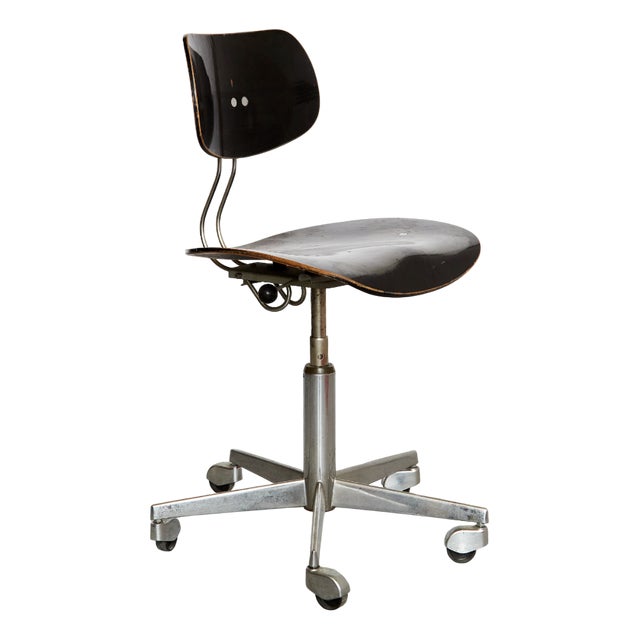 Mid-Century Model SE 40 Swivel Chair by Egon Eiermann for Wilde+Spieth For Sale