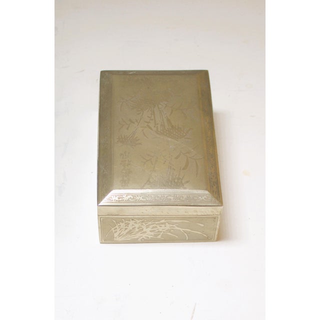 Silverplated Box First Half of the 20th Century For Sale - Image 4 of 10