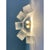Early 21st Century Squared Murano Glass Gold Wall Sconce by Simoeng For Sale - Image 5 of 6