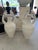 Stunning pair of massive “Hand” vases by Pols Potten of The Netherlands. Marked PP Global from Holland on a sticker. These...