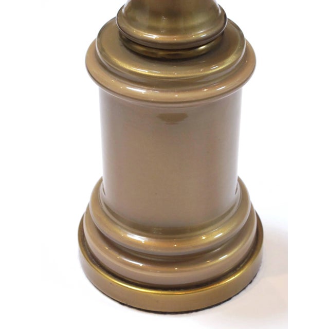 Mid-Century Modern Mid-Century Hollywood Regency Columnar Lamps by Paul Hanson - a Pair For Sale - Image 3 of 5