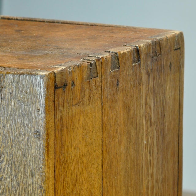 Brown Antique Oak Cabinet, 1820 For Sale - Image 8 of 15