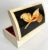 Offering a beautiful and well crafted vintage marble Pietra Dura/cloisonne inlay semi-precious stone box, circa 1980s....