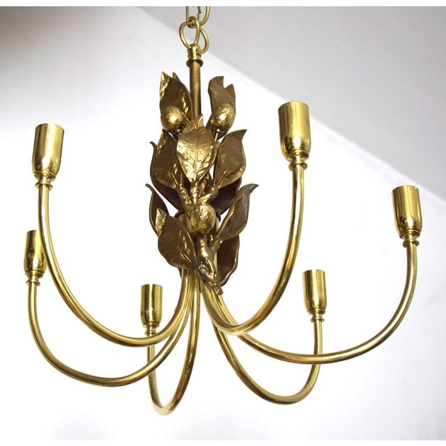 Vintage Hanging Lamp in Bronze, 1960s For Sale - Image 10 of 11