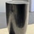 Contemporary Cylindrical Side Table in Black Mango Wood, 1980s For Sale - Image 3 of 11