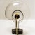 1970s Clear Glass & Brass Wall Lamp attributed to Glashütte Limburg, 1975s For Sale - Image 5 of 11